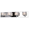 CWI Lighting Tina 4 Light Contemporary Metal Wall Sconce in Chrome