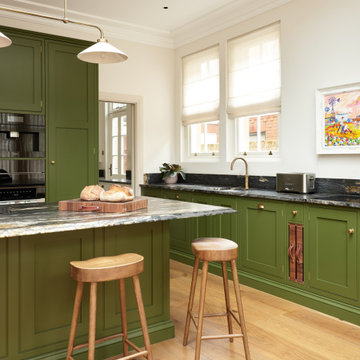 Kitchen designed for hosting