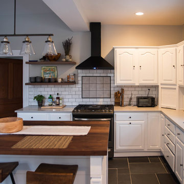 Indiana Historic Home Painted Cabinets