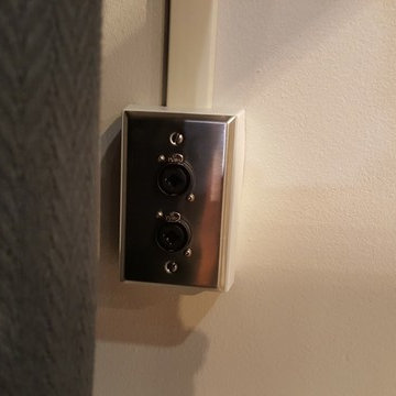 Ann Arbor Hands On Museum. Stage Mic/instrument input wall box.