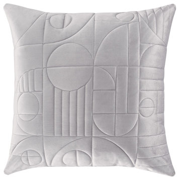 Five Queens Court Bradley 20" Square Decorative Throw Pillow, 20"