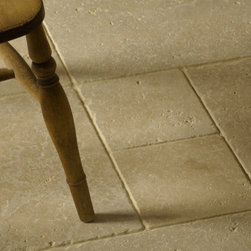 Light Tumbled Travertine || Floors of Stone - Home Improvement