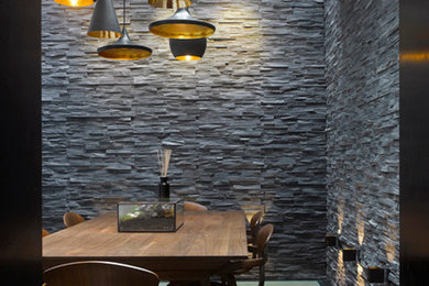 Dining room - eclectic dining room idea in London