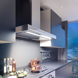 36&Prime; Edge White Wall Range Hood - Range Hoods And Vents