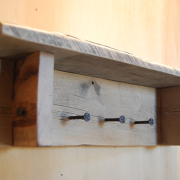 Rustic wall mantle