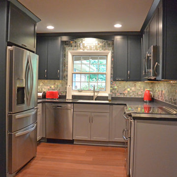 Sophisticated Gray Levit Kitchen - Bowie, MD