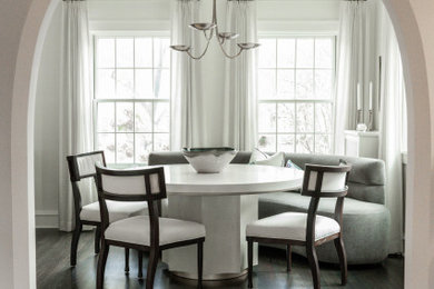 This is an example of a traditional dining room in Cleveland.