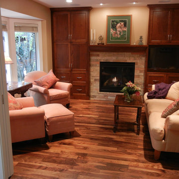 Edina MN Living Area & Den Interior Remodel and Design