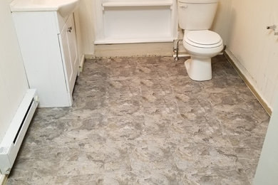 Bathroom floor Installation