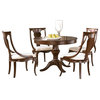 American Drew Cherry Grove NG 5-Piece Round Dining Room Set in Brown