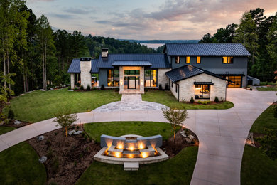 Contemporary exterior home idea in Other