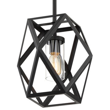 Nuvo Lighting 60/7302 Zemi 8"W Pendant - Black