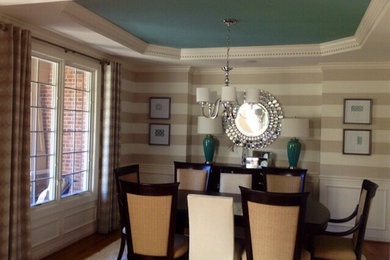 Inspiration for a contemporary dining room remodel in Cincinnati