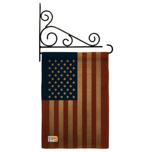 Usa Flags Of The World Nationality Garden Flag Set Modern Flags And Flagpoles By Breeze Decor