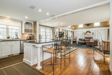 Transitional kitchen photo in Boston