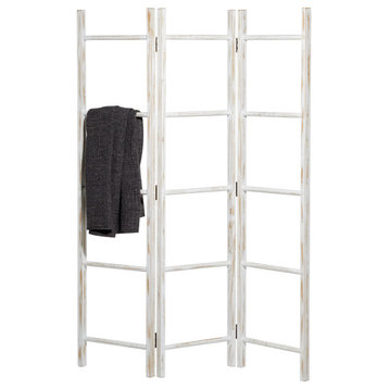 Modern White Wood Ladder 46322