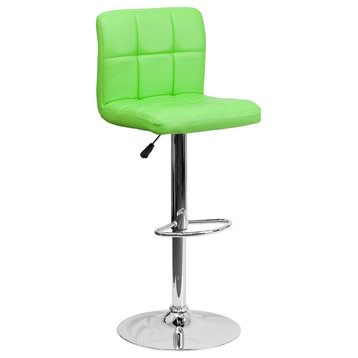 Flash Furniture Contemporary Barstool, Green, DS-810-MOD-GRN-GG