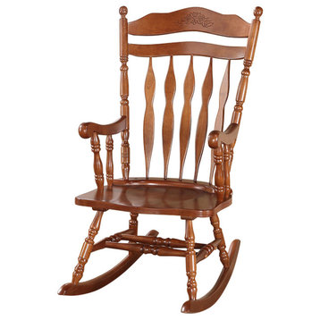 Kloris Rocking Chair, Dark Walnut
