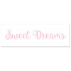 Sweet Dreams 12"x36" Canvas Wall Art, Pink