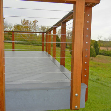 Ipe Cable Deck Railing