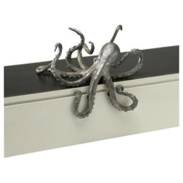 Cyan Lighting 7" Octopus Shelf, Pewter Finish