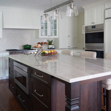 Classic Transitional Kitchen, Family Room and More
