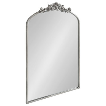 Arendahl Traditional Arch Mirror, Silver, 24x36