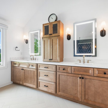 Three-Bathroom Remodel — Geist, Fishers, IN