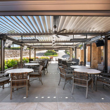 Shenandoah Country Club — Permanent Louvered Pergola (West Bloomfield, MI)
