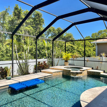 Florida Black Caged Pool