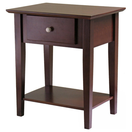 Winsome Wood Shaker Night Stand With Drawer