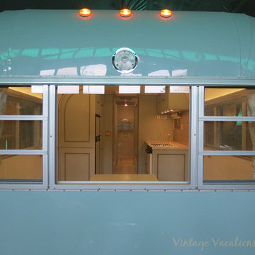 Marie Antoinette style vintage trailer restoration