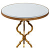 Glam Gold Metal Accent Table 67052