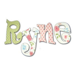 Pastel Flower Letters - Wall Letters