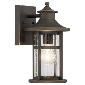 The Great Outdoors 72551-143C Highland Ridge 1 Light 12" Tall - Oil Rubbed