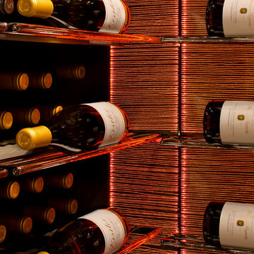 Contemporary Wine Room / Cellar in Los Altos Hills