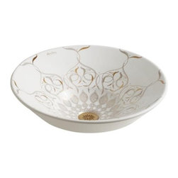 Posh Powder Room - Bathroom Sinks