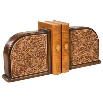 Bookends Bookend AMERICAN WEST Lodge Chestnut Resin Hand-Cast