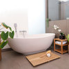 Nordic Style Natural Teak Spa/Bathroom Storage Bench – 14″