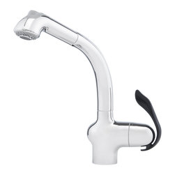 Cucina - Azure 2 Gourmet Kitchen Pull Out Faucet, Polished Chrome - Kitchen Faucets