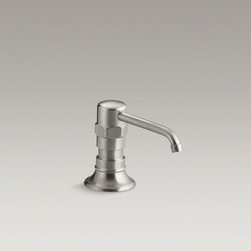 KOHLER Brushed Stainless Hirise Stainless Soap/lotion Dispenser - Soap & Lotion Dispensers