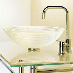 Vitraform 200-F Small Freestanding Vessel Round Basin - Frosted - Products