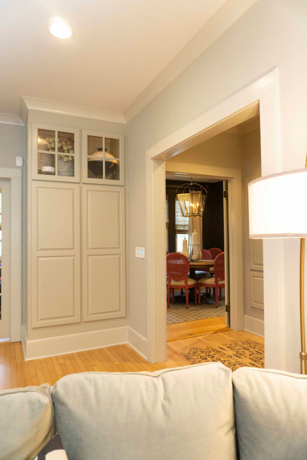 Cabinet built for extra storage