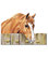 Booth Design Pegboard Chestnut Horse, 23x16 cm