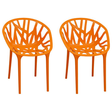EZ Mod Branch Chairs, Set of 2, Orange