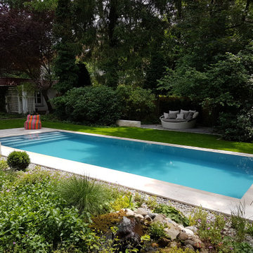 NIVEKO Polystone Überlauf Advance 10,00 x 4,00 x 1,50 m in grau