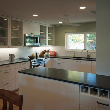 modern cottage open kitchen design
