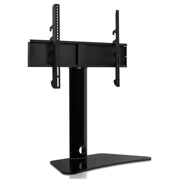 Mount-It! Universal Swivel TV Stand, Height Adjustable TV Tabletop Base
