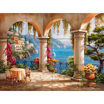 Tile Mural, Terrace Arch Ii by Sung Kim