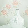Rose'S Rose Baby Blue Wallpaper R1466, Double Roll